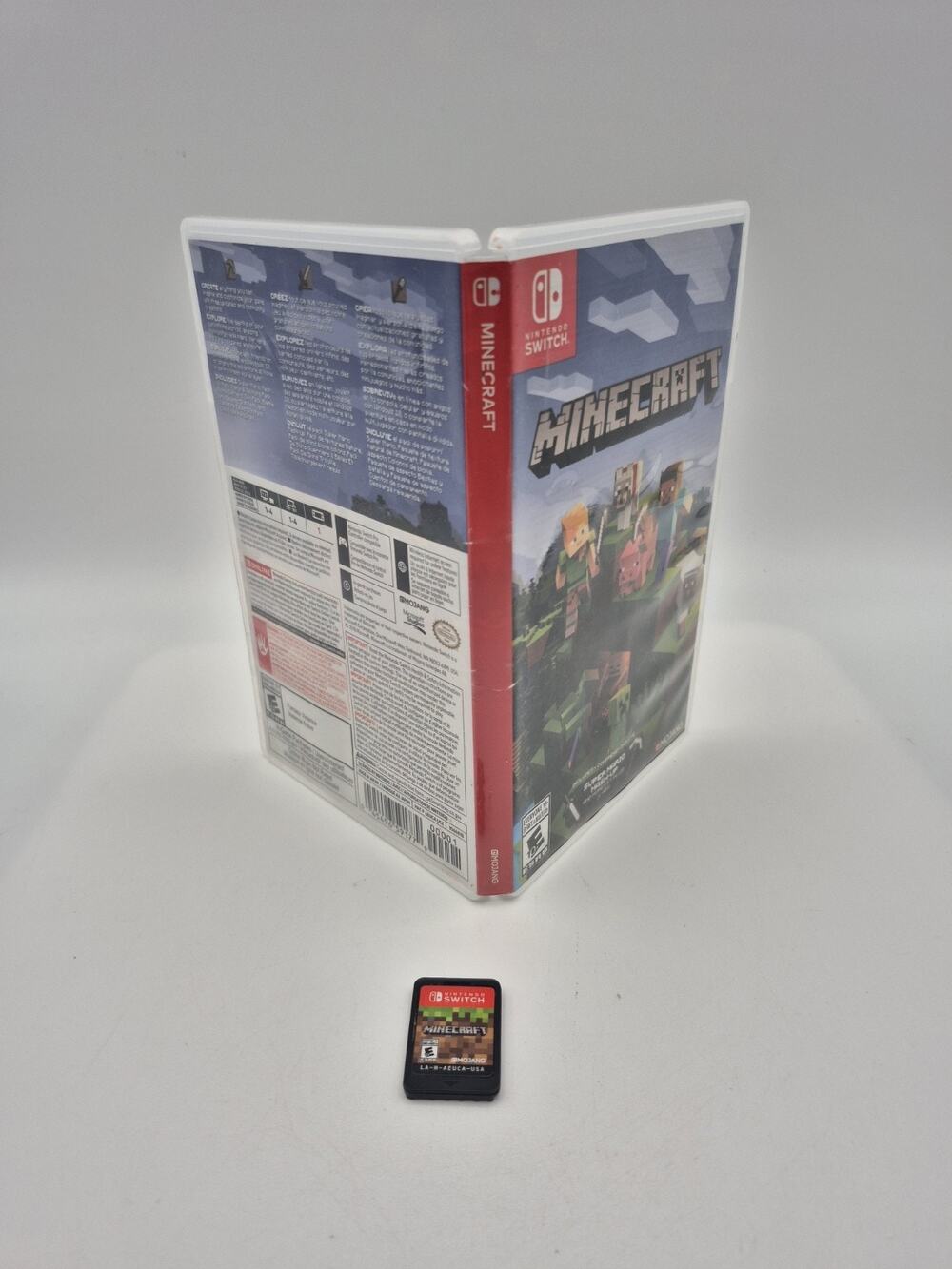Minecraft (Nintendo Switch, 2018) Case and Cartridge Tested and Working